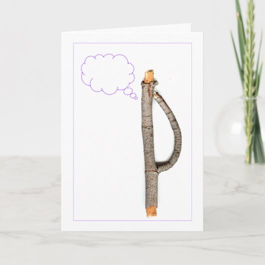 Stickfigure Penser à votre carte (Devant)