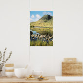 Stickle Tarn zomerreflecties, Lake District. Poster (Keuken)