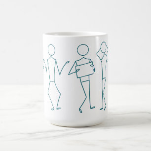 Stickman Collectie Koffie Mok Set