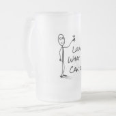 Stickman drink biergrappig matglas bierpul (Voorkant links)