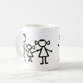 Stickman Koffiemok (Voorkant links)