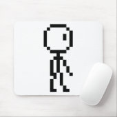 Stickman Mousepad Muismat (Met muis)