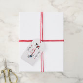 Stickman Tug of Love Cadeaulabel (Met Touw)