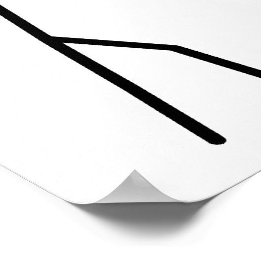 Stickman Workman Poster drôle (Coin)