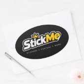 StickMe – Conception de logo autocollant Premium (Enveloppe)