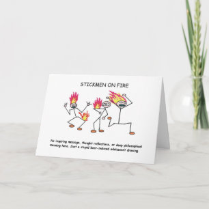 STICKMEN OP DE KAART VAN DE BRAND