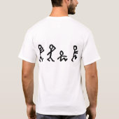 Stickmen T-shirt (Achterkant)