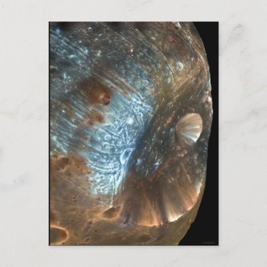 Stickney Crater, Phobos Briefkaart (Voorkant)