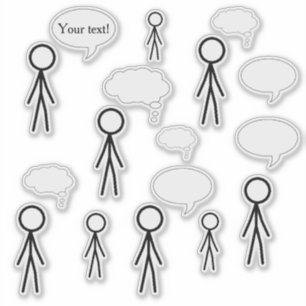 Sticks en bubbels Stickers