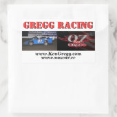 Sticky banner rechthoekige sticker (Tas)