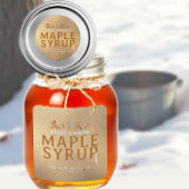 Sticky drige Grunge Étiquette AMBER grade MAPLE SY