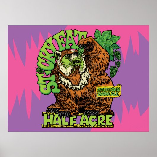 Sticky Fat American Dark Ale Poster (Voorkant)