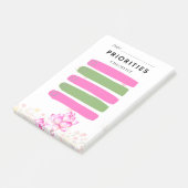 Sticky Note PRIORITEIT Checkbox Roze Lelie (Schuin)