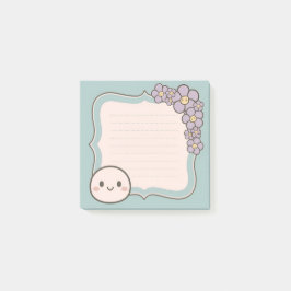  Sticky Note Sjabloon met Floral