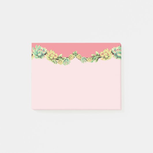 Sticky Notes Boheemse cactus vetplanten dessert ca (Voorkant)