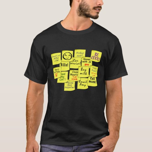 STICKY NOTES T-shirt (Voorkant)
