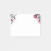 Sticky Notes Tropische bloemen op wit (Voorkant)