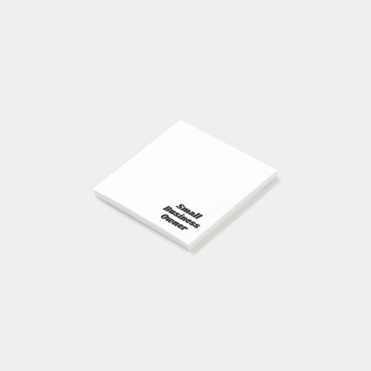 Sticky Notes voor kleine bedrijfseigenaars (Schuin)