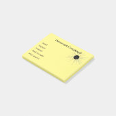 Sticky Postit Note Homework (Schuin)