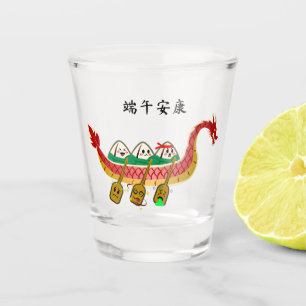 Sticky Rice Dumpling op Dragon Boat Festival Shot Glas