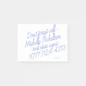 Sticky Scribble Visitekaartje Post-it® Notes (Voorkant)