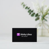 Sticky Visitekaartjes (Staand voorkant)
