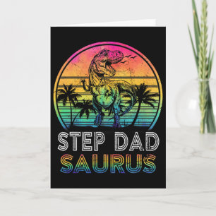 Stief Dadsaurus Dinosaur Stief Dad Saurus Familie  Kaart