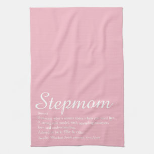 Stiefmoeder Definitie Roze Theedoek