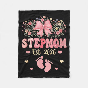Stiefmoeder Est 2026 Bloemen Moederdag Verwacht Fleece Deken