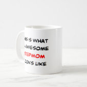 stiefmoeder, geweldige koffiemok (Voorkant links)