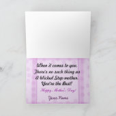 Stiefmoeder Kaart   Personaliseer het! (Binnen)