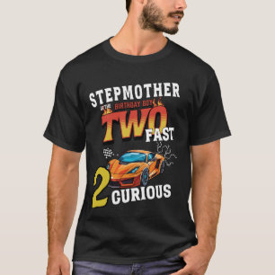 Stiefmoeder van de twee jaar oude verjaardag jonge t-shirt
