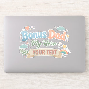 Stiefpapa Mijn Held Persoonlijk Mooie Esthetische Sticker