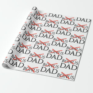 Stiefvader Adoptie EXTRA VADER Vaderdag Cadeaupapier