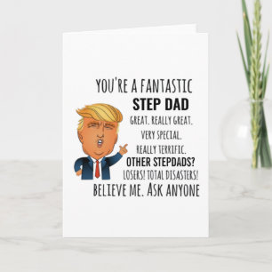 Stiefvader Beste Cadeau Kaart