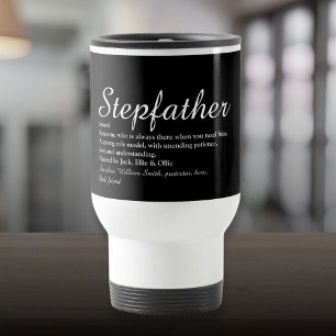 Stiefvader Definisie Moderne Lettertype Reisbeker