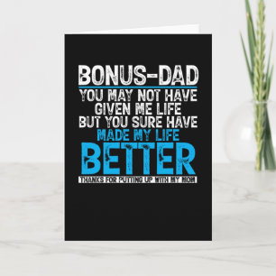 Stiefvader Maakte Mijn Leven Beter Cadeau Kaart