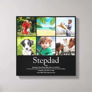 Stiefvader Oom Definitie 6 Foto Pret Zwart Canvas Afdruk
