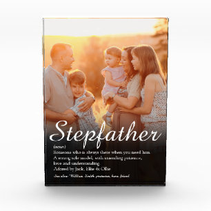 Stiefvader Stiefpapa Definitie Elegant Script Leuk Fotoblokken