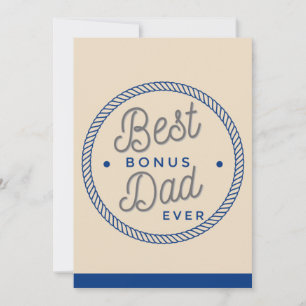 Stiefvader vaderdag kaarten Stiefpapa Typografie