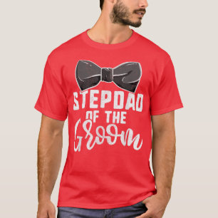Stiefvader van de bruidegom s voor mannen vrijgeze t-shirt