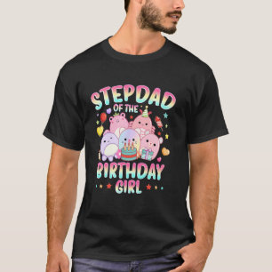 Stiefvader Van De Verjaardagsmeisje Squish Squad V T-shirt