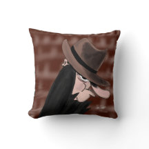 Stiekeme schurk cartoonpersonage
