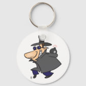 Stiekeme Spy Undercover Sleutelhanger (Achterkant)