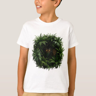 Stiekeme Tijger Gecamoufleerd in Tropisch T-shirt