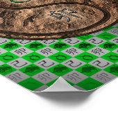 Stier & Aarde Konijn Poster (Hoek)