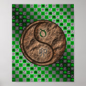 Stier & Aarde Konijn Poster (Voorkant)