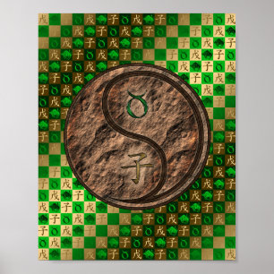 Stier & Aarde Rat Poster