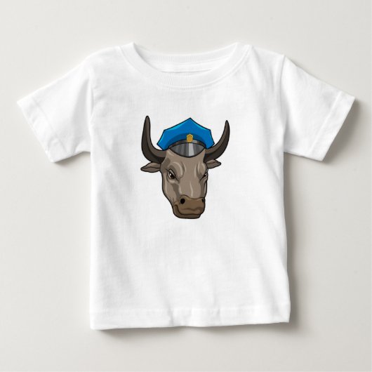 Stier als politieagent Politie (Voorkant)