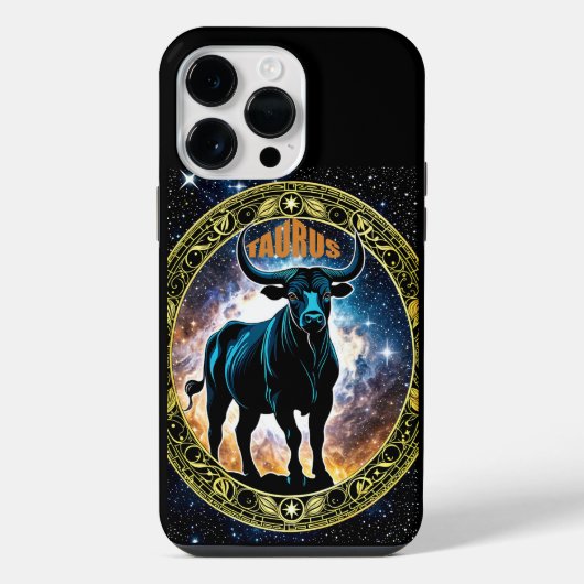 Stier astrologisch teken iPhone hoesje (Achterkant)